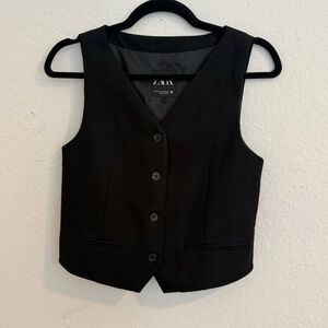 NEVER WORN Zara Black Vest